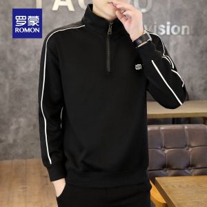 ROMON | Áo Dài Tay Thanh Lịch Có Mở Phía Trước