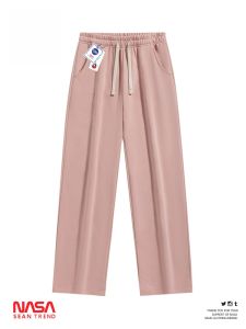 Wassup Panda Japanese Style Loose Straight Leg Casual Pants Mens Spring Autumn Trendy Brand Couples Sporty Trousers