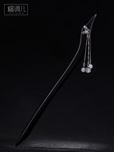 Handcrafted Pure Silver Butterfly Tassel Hairpin Womens Retro Style Hanfu Step-Rock Small Niche Hairpin Valentines Day Gift