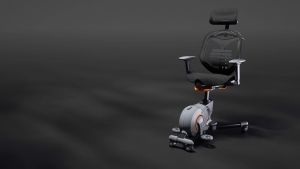 Loctek F216DBU Exercise Bike with Ergonomic Mesh Chair