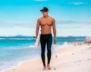 ชุดดำน้ำชุดว่ายน้ำชุดผู้ชายชุดโต้คลื่นชุดรัชการ์ดแห้งเร็วกันแดดน้ำพุร้อนเสื้อดำน้ำดูปะการังแขนยาวสำหรับผู้ใหญ่ฤดูร้อน