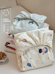 Cartoon Fresh Cotton Bed Protector