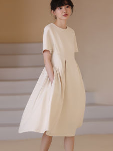 hacikis | Elegant Swan Style Princess Line Slimming Waist 3D Cutting Female Dress