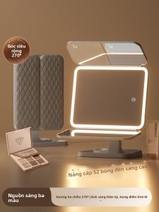 IMLUCKY | Gương Trang Điểm Có Đèn LED Gấp