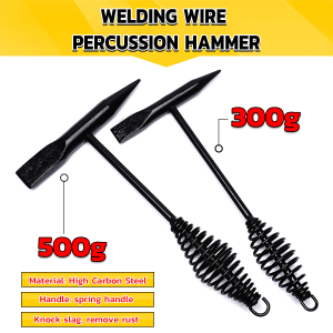 MaxPlus 300g 500g Spring Handle Welding Chipping Hammer Industrial Grade Welding Hammer Welding Hammer