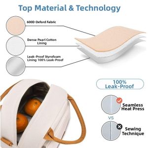 DIHUANTUO | Leakproof Greaseproof Large Capacity Meal Bag