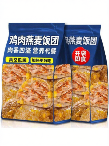 Low-Sugar Reduced-Fat Instant Chicken Breast Oat Brown Rice Snack