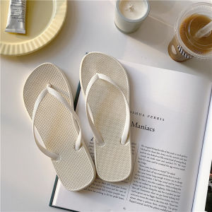 Simple Flat Bottomed Thong Slippers for Men And Women Summer New Style Beach Sandals Anti-Slip Fashionable Outdoor Slippers