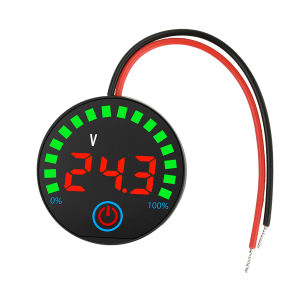 VOKTTA | LED Battery Indicator Voltage Meter Power Charge Indicator Acid/Lithium Battery Charge Indicator Module Electrician Tool