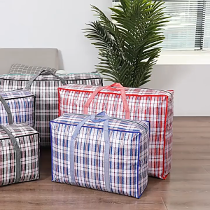 (READY STOCK) Beg Guni Besar Berzip Tebal Laundry Bag Waterproof Large Storage Beg Balik Kampung Murah Travel Bag