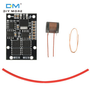 Diymore DC 6-15V เป็น AC 10kV-25kV ตัวจุดโมดูลแรงดันไฟฟ้าสูงโปรแกรมควบคุมหม้อแปลงบอร์ดไฟ12V ความร้อนต่ำเวลาทำงานที่ยาวนานอินเวอร์เตอร์20kV AC 70W
