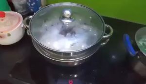 Nồi Hấp Inox 2-3 tầng 28cm Đa Năng Nhà Bếp  Nồi hấp kiêm nồi luộc gà Inox 2-3 Tầng - sz 28cm  nỒI HẤP 3 TẦNG-3 TẦNG INOX - NỒI HẤP