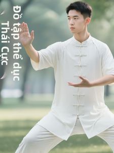 WUYINXIANG | Đồng Phục Thái Cực Quyền Mùa Hè Dành Cho Nam Áo Ngắn Tay Siêu Nhẹ