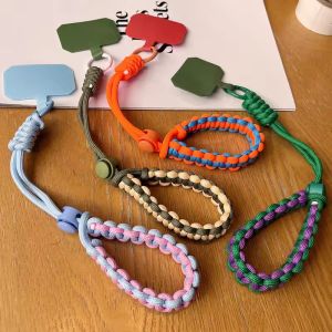 Handwoven Adjustable Phone Lanyard - Universal Wrist Strap Safe Anti-Drop Rope for Outdoor Sports & Convenient Use