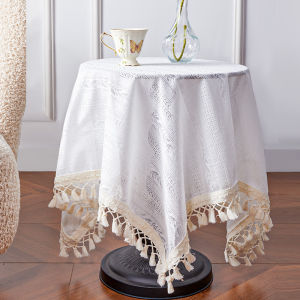 Retro Lace Tablecloth Hollow out Design French Cream Style Tea Table Rectangular Dining Tablecloth Country Ins Style Home Textile