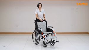 รถเข็นผู้ป่วย รถเข็น อลูมิเนียม วีลแชร์ Agile Light Aluminum Wheelchair น้ำหนักเบา รุ่น