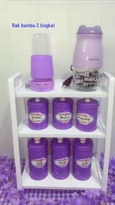 Rak Penyimpanan 3 Susun Full Warna