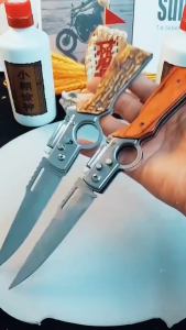 PISAU SENTER LIPAT PISAU AK PISAU LIPAT PISAU SENTER 3 IN 1 PISAU MULTIFUNGSI PISAU BUAH 3IN1 ACC