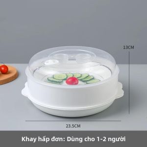 Nồi Hấp Có Nắp Dùng Được Với Lò Vi Sóng