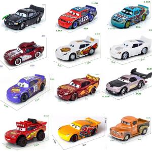 Takara Tomy | Cars Pixar Cars Toy Lightning McQueen Jackson Storm Mater Sally Sheriff 1:55 Diecast Model Car Collection Toy Birthday Gift