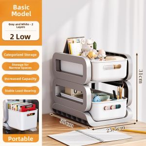 MEIZHUFU | Movable Multi-level Storage Shelf