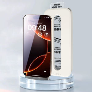 9H + ความแข็งสูงปกป้องหน้าจอสำหรับเต็ม iPhone 17 16e อากาศ16 15 14 13 12 Pro Max Plus ทหาร Shatterproof กระจกเทมเปอร์สำหรับ iPhone 17 Pro Max ความเป็นส่วนตัวชัดเจนแบบ HD กันฝุ่นฟิล์มป้องกันและติดตั้งอย่างรวดเร็ว