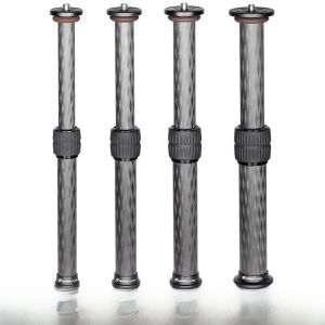 Leofoto Carbon Fiber Tripod External Extension Pole Universal 3/8 Screw Interface High Middle Axis Double Tube Photography Accessories