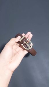 Ikat Pinggang Gesper Wanita Sabuk Bahan Polyurethane Premium Polos Belt Fashion Style Tebal PU01