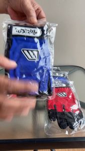 [ Rp 23.000 / PCS Lusinan (12 Pasang) RP 240.000  harga GROSIR ] SARUNG TANGAN WOLFEN PENDEK / SETENGAH JARI / SARUNG TANGAN BERKENDARA