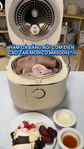 Nồi Cơm Điện Tử Cao Tần MORICO MR800IH (1.8L) - Công nghệ IH 360 độ Lòng nồi inox 316 Nấu cơm ngon chuẩn vị