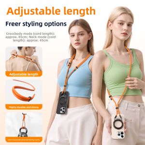 RQZN | Anti-drop & Anti-loss Phone Lanyard with Multi-function Magnetic Ring Stand
