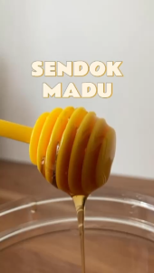 HONEY SPOON SENDOK MADU PLASTIK SUGAR JAM DRIPPER DIPPER STIK ADUKAN FOOD GRADE STICK PLASTIC