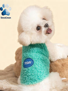 Warm Lamb Fur Autumn Winter Dog Clothes Two Legs Cat Clothes Anti Shedding Teddy Pomeranian Dog Sweater Four Legs Cat Clothes