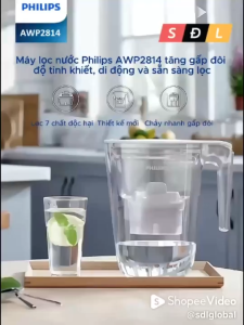 [TẶNG KÈM LÕI LỌC]Bình Lọc Nước Philips 4.2L - Philips AWP2814 Bảo Hành 12 Tháng
