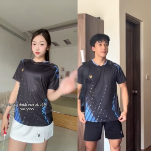 Áo Cầu Lông Quần Cầu Lông Bộ Cầu Lông Nam Nữ Chuyên Nghiệp Vải Thoáng Khí A821 - V Badwear
