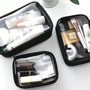 Clear PVC Hard‑Shell Waterproof Storage Case for Cables and Headphones
