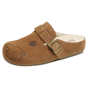 Josiny | Warm Lined Winter Womens Thick Sole Slip On Clogs