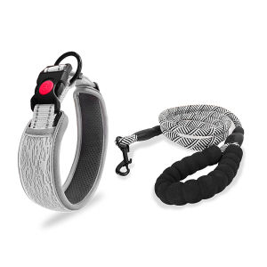 Golden Retriever Dog Leash Non-Choking Medium Large Dog Collar Prevent Escape Dog Harness Comfortable Durable Dog Walking Leash