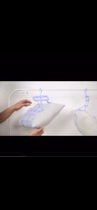 DuduMart Multifunctional Clothes Hanger Pillow Drying Rack Doll Quilt Windproof Grid Plastic Drying Clip good