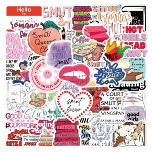 KS สติกเกอร์พัดลมหนังสือการ์ตูนเหมาะสำหรับผู้ที่ชื่นชอบการอ่านหนังสือสติกเกอร์ตกแต่งกราฟฟิตีการ์ตูนที่สร้างสรรค์กระเป๋าถ้วยน้ำคอมพิวเตอร์สติกเกอร์กันน้ำ