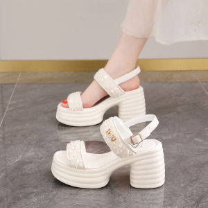 Giày Cao Gót Đế Dày Thời Trang Mùa Hè Cho Nữ Giày Thường Ngày Đế Cao Su Giày Lười Giày Bệt Đế Xuồng Giày Lười