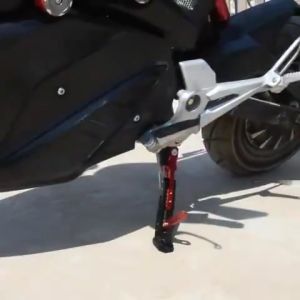 Universal CNC Aluminum Motorcycle Side Stand Adjustable Kickstand Heavy Duty Non-slip for NMAX PCX ADV Click Mio Scooter