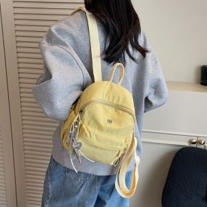 Childrens Casual Travel Handheld Backpack Small Lightweight Double Shoulder Bag Female 2025 New Style Versatile Leisure Bookbag