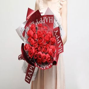 20 LEMBAR Kertas Buket Bunga Bicolor Cellophane Dua Warna Flower Wrapping Paper KB6133