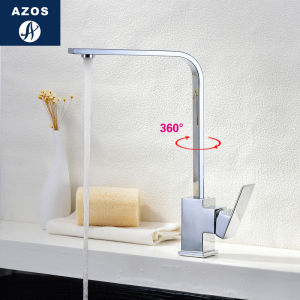 Square German Balcony Washing Basin Sink Faucet in-Swinging Casement Window Kitchen Faucet Hot and Cold Copper Laundry Tub Faucet