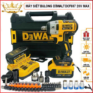 MÁY SIẾT BULONG ELEX VÀNG 20V DFC887 ĐỘNG CƠ KHÔNG CHỔI THAN PIN TRÂU MÁY KHỎE
