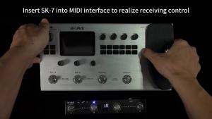 M-VAVE | Bộ Chuyển Đổi MIDI Không Dây M-VAVE SK7 Bộ Thu Phát Có Thể Sạc Lại 5 Chân DIN 2 Trong 1 Cho Bộ Tổng Hợp Bàn Phím