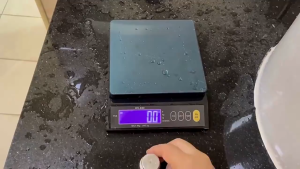 5/10kg digital electronic kitchen scale LCD display fully waterproof stainless steel measuring