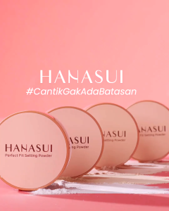 Hanasui Perfect Fit Setting Powder - Bedak Tabur Halus Ringan Natural Coverage Menyerap Minyak