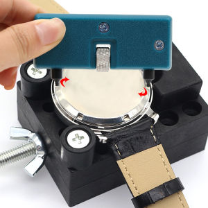 Watch Case Back Cover Opener Adjustable Press Closer Remover Screw Wrench for Battery Replacing Rectangle Watchmaker Repair Tool